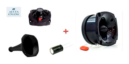 Kit Unlike Drive Corneta Und 400 100w + Tweeter Unt 400 100w 1