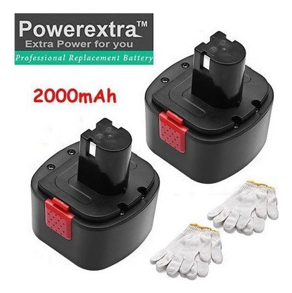 2 X 12v Nicd Batería Para Lincoln Powerluber 12 Voltios Pist 1