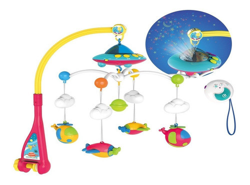 Movil Giratorio Bebe Con Melodias Y Proyecciones Cunero Baby 0