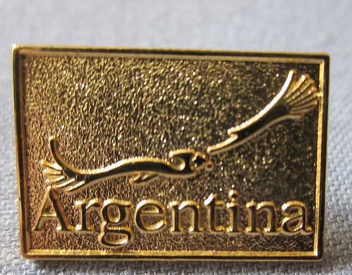 Pins De Argentina Metal Dorado  Turismo Argentino 0
