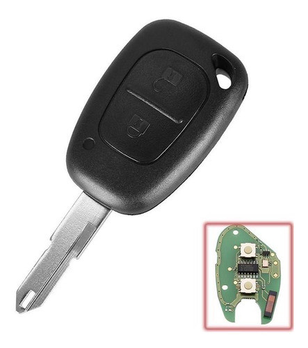 Telemando + Llave 2 Botones 433mhz Pcf 7946 Ne72 0