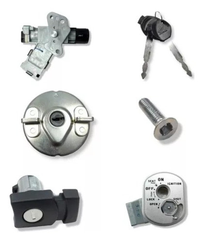 Kit Trava Ignição Lead110 2010 35014-gfm-b11 Original Honda 0