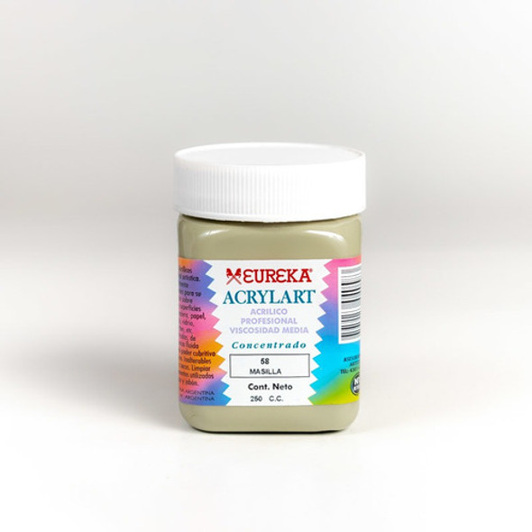 Acrilicos Eureka 250 Cc Acrylart Masilla 0 Acrilicos Eureka 250 Cc Acrylart Masilla 0