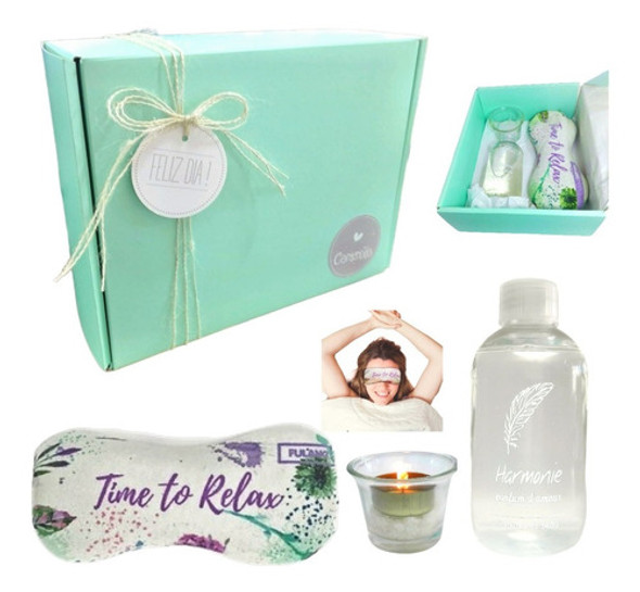 Kit Aroma Regalo Box Spa Jazmín Set Zen Relax N62 Feliz Dia 0