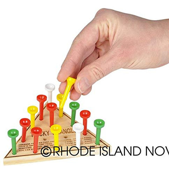 Board - Travel Games - Juego De Triángulo De Madera 1