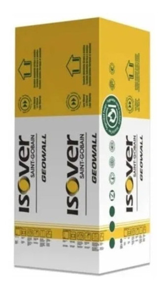 Lana Mineral Isover Paquete 9 Piezas 1.35 X 40 X 50mm 4.86m2 0