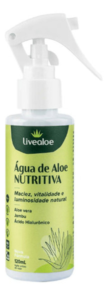 Água Facial De Aloe Nutritiva 120ml - Livealoe Livealoe 0