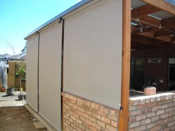Toldo Cortina Pronto P/ Instalar 2,30m Largura X 3,m Altura 1 Toldo Cortina Pronto P/ Instalar 2,30m Largura X 3,m Altura 1