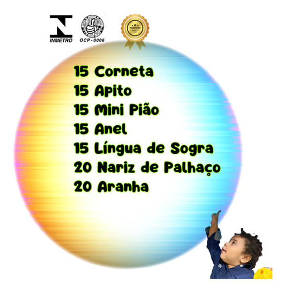 Kit Festa 120 Lembrancinha Brinquedinho Presente Aniversário 1
