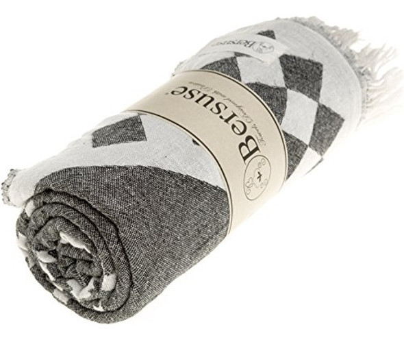 Toalla Turca Bersuse 100% Algodón Bahamas Telar Manual De Do 1