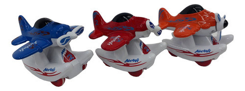 Avion De Metal 10 Cm Fricción Mueve Hélices Ploppy 362922 0