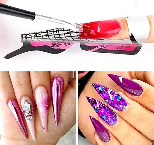 Molde Mariposa Para Uñas Contruccion Gel,acrilicasmanicura 1