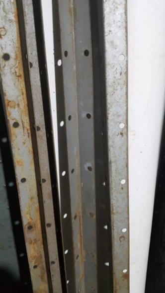 Lote 4 Parantes Estanteria Finos 3cm X 3cm X 2 Metrs 0