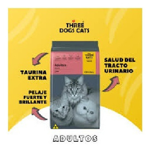 Three Cats Original Adulto 10 Kg + Salsa + Envio + Regalo 1
