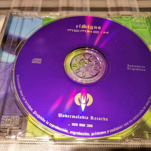 El Signo - Mcmxcix -  Electro Nacional  Rareza  Impecable 1