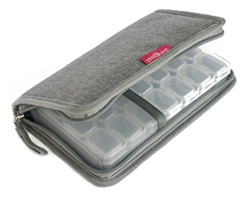 Leantravel 7 Días / 28 Días Organizador De Estuche De Píldor 0