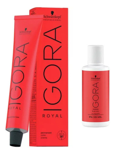 Schwarzkopf Igora Royal Hair Color Tint Kit X2 60g
