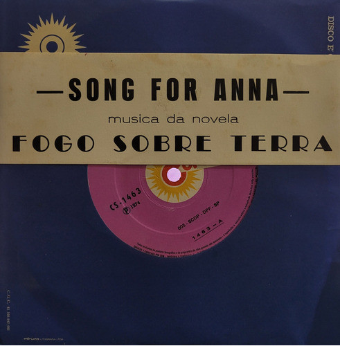 Compacto Song For Anna - Novela Fogo Sobre Terra 0