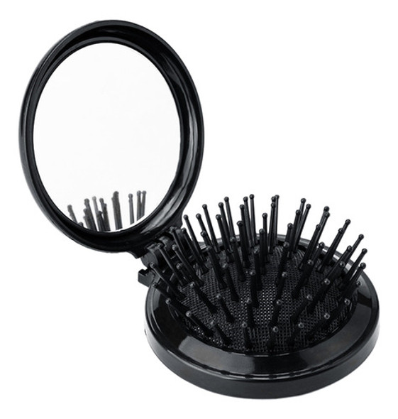Hair Comb Hair Mini Escova De Viagem De Bolso Dobrável Com 0