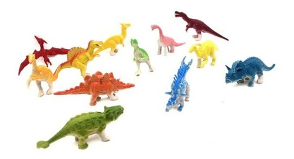 Set Dinosaurios - 6-7 Cm X 12 Unidades - Universo Mágico 1