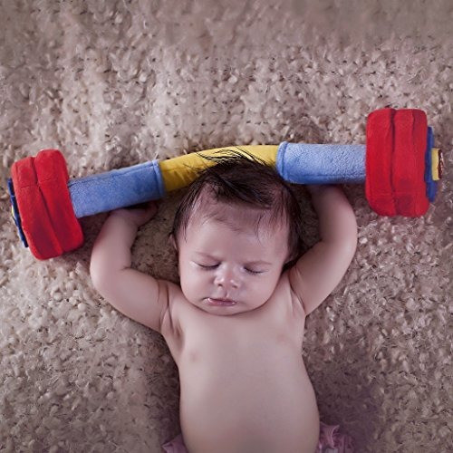 Wod Toys Baby Barbell Plush  Segura, Resistente Y De Alta Ca 0