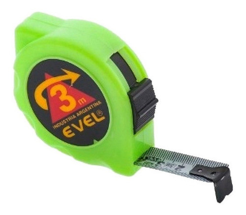 Cinta Metrica Evel 3mt Con Freno Original Retroblok Art 503 0