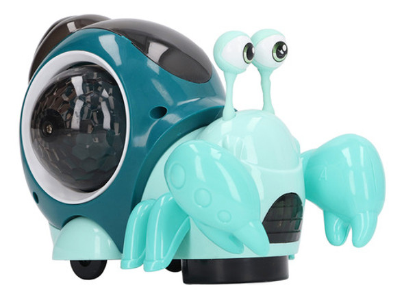 Electric Snail Baby Toy Crawling Music 3d Lights Interactive 1