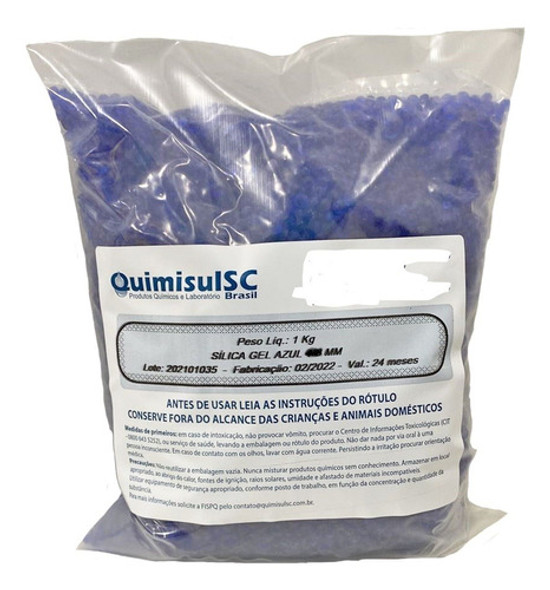 Sílica Gel Azul 4 A 8 Mm - 10 Kg 0