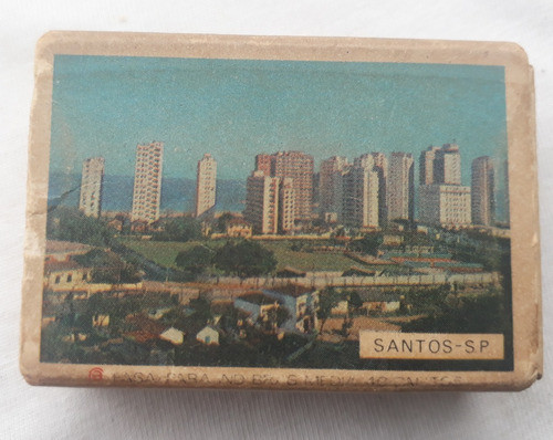 Caixa Fosforo Antiga Santos/sp E Lages/sc Dec 50 - Am6 1