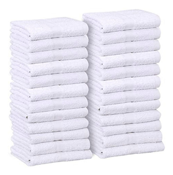 6 Toallones 100% Algodón Color Blanco 0 6 Toallones 100% Algodón Color Blanco 0