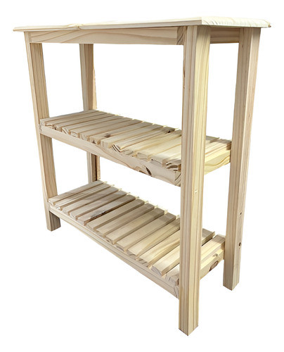 Mesa De Arrime Barra Desayunador Quesera De Pino 80x30x80 Cm 0