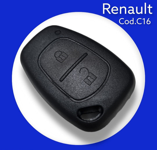 Carcasa Llave Renault 2 Botones Symbol, Clio 2, Logan 1