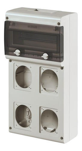 Cuadro De Distribución Scame Ip66 Para 4 Bases Y 11 Mód. Din 0