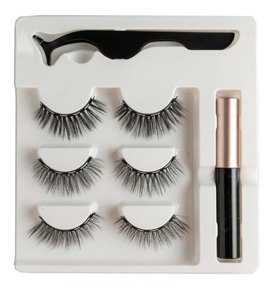 Pestañas Magnéticas X2 Cajas Premium 5 Imanes Delineador 1 Pestañas Magnéticas X2 Cajas Premium 5 Imanes Delineador 1