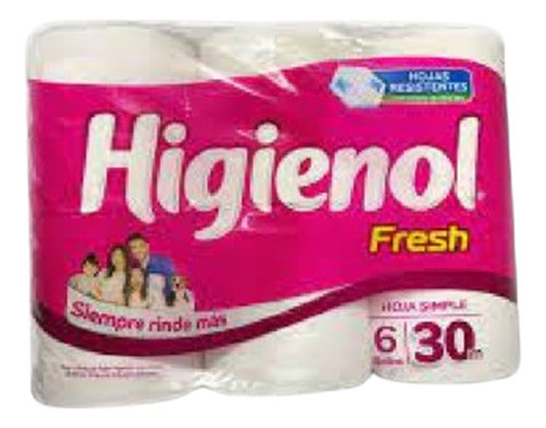 Pack Papel Higiénico Higienol Fresh 6x30m - X10u - Ma 0
