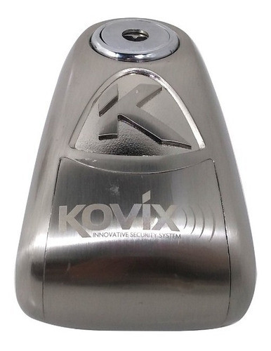 Traba Disco Kovix Con Alarma Cromado Perno 10mm Hanex Um 1