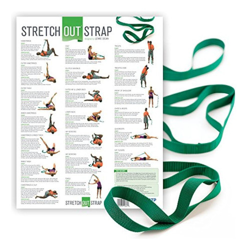 Correa Extensible Optp Con Póster De Ejercicios De Estiramie 0