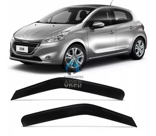 Deflectores Ventanilla Delantero Peugeot 208 Coliza 0