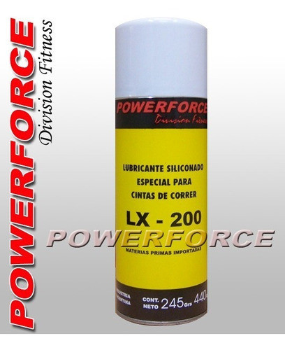 Lubricante Siliconado Para Cintas Correr Caminar Powerforce 0