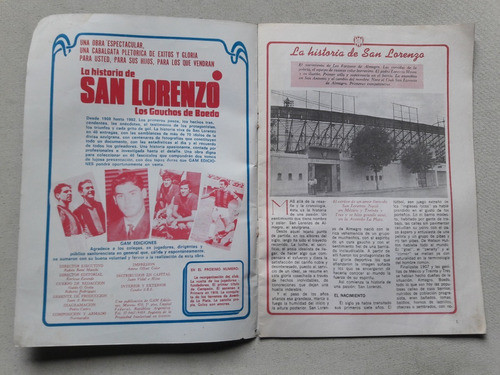 Revista La Historia De San Lorenzo Nº 1 - Gam Ediciones 1