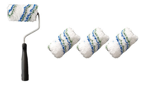 Rodillo Anti Gota - Microfibra 10 Cm  + 3 Repuestos  Matezz 0