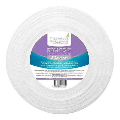 Cera Depilatoria Descartable Depimiel 2 Kg + Rollo Bandas 1