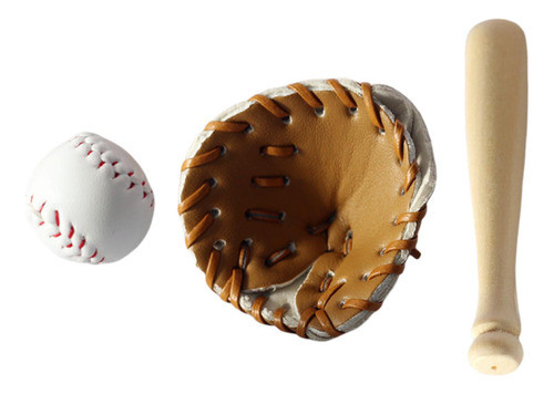 6 Conjunto De Beisebol Em Miniatura 1:12, Conjunto Esportivo 1