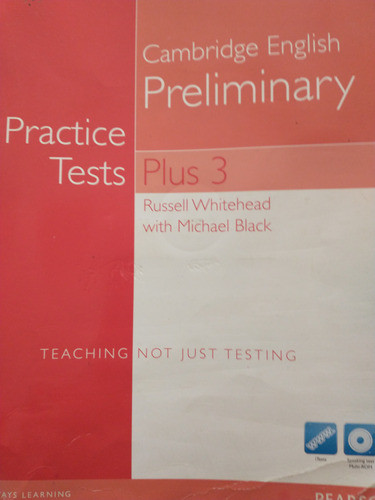 Practice Test Cambridge English Preliminary Plus 3 0