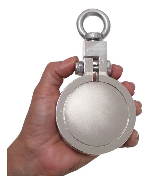 Pesca Magnética 400 Kg Ímã Neodímio E Abraçadeira Magnetico 0