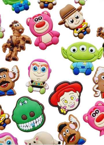 100 Pins Pines Adornos Paracrocs Gomones Surtidos S/elección 0