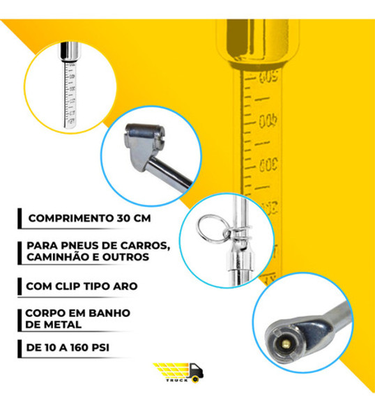 Duplo Bico Calibrador Para Encher Pneu Caminhão 1