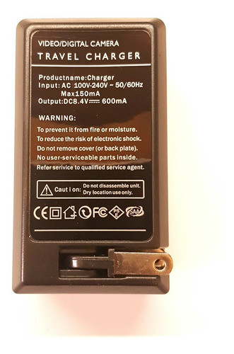 Cargador Generico P/ Nikon Enel15 - En Bolsa - 100-240v 1