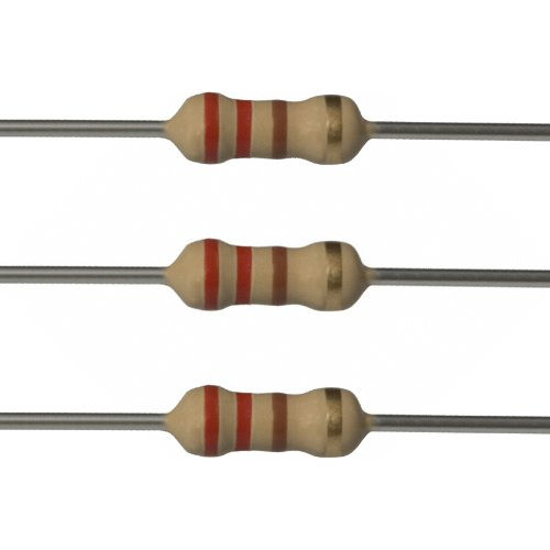 100 Resistencias 2w 220 Ohms 5% Carbon 0