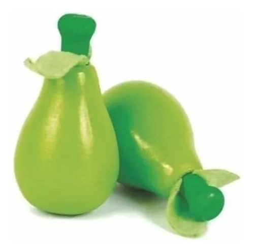 Kit Comidinhas: 2 Peras Madeira Eco Brinquedo Infantil 0